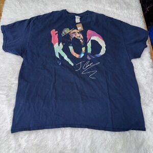 J Cole KOD Album Rap T Shirt Mens Size 2XL Gildan Ultra Cotton Blue